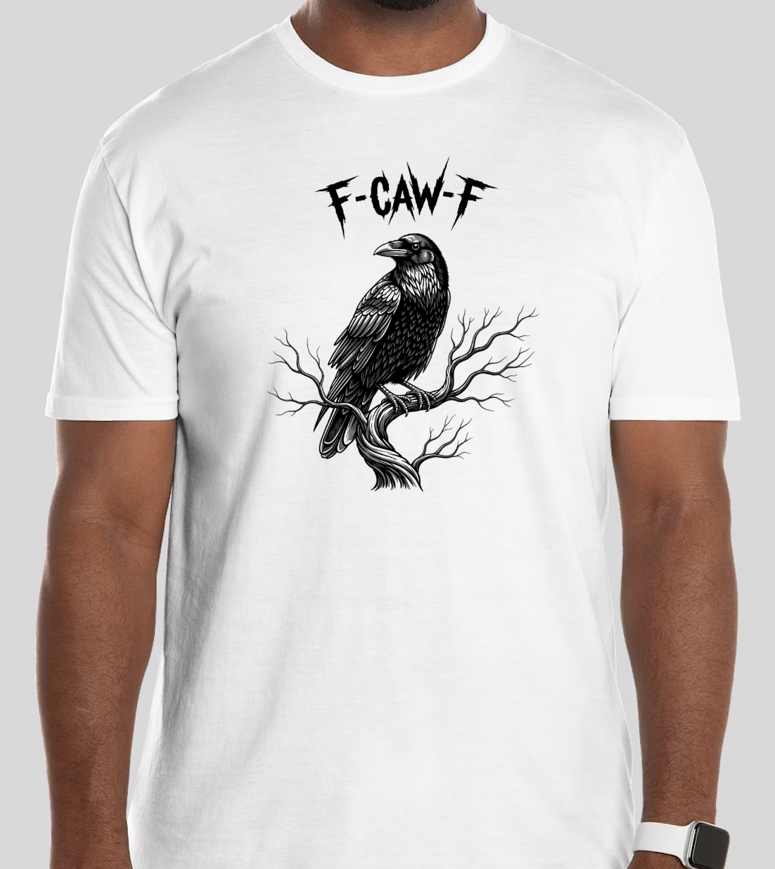 F-Caw-F Tee (White)